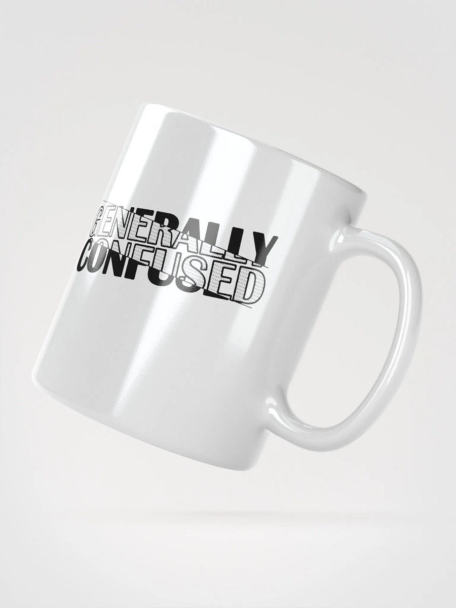 Generally Confused White Glossy Mug product image (2)