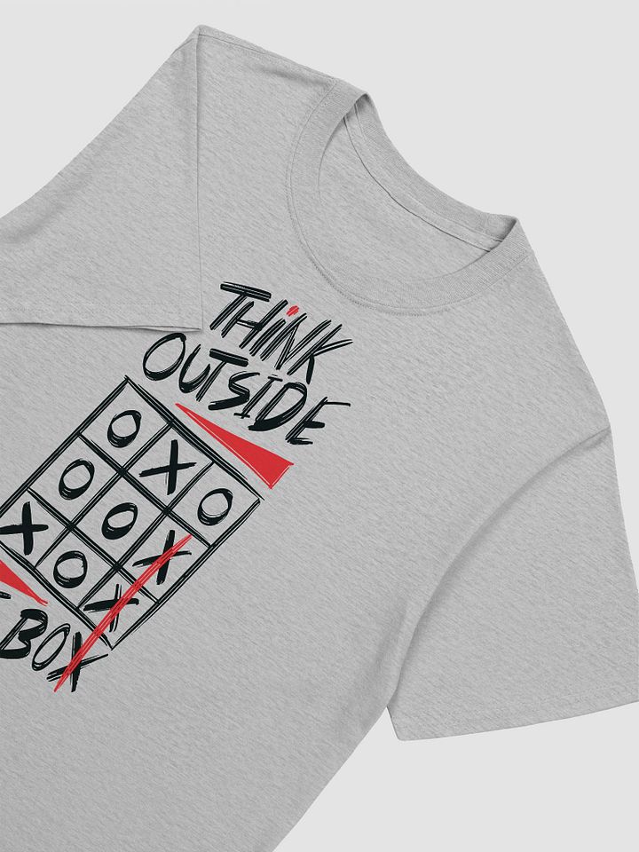 Think Outside the Box Tic-Tac-Toe Unisex Tee product image (2)