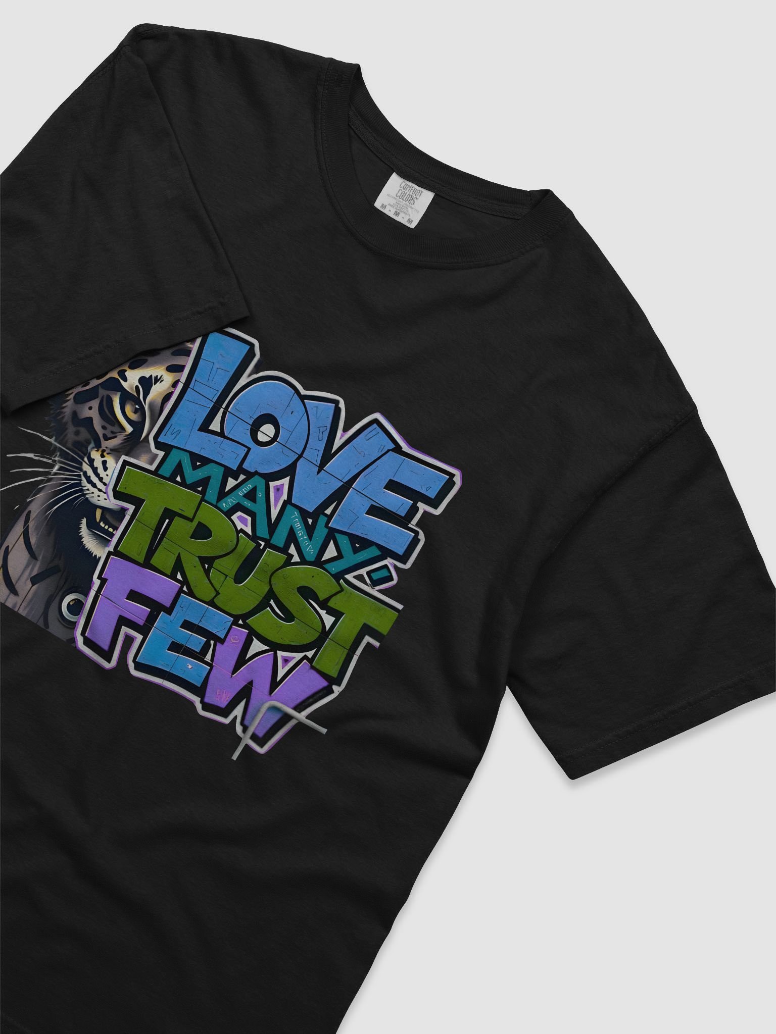 Wild Cat Graffiti Love T-Shirt product image (49)