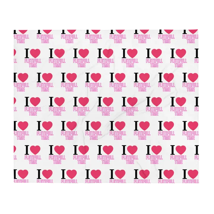 I ♥ Flutifull time Throw Blanket product image (2)