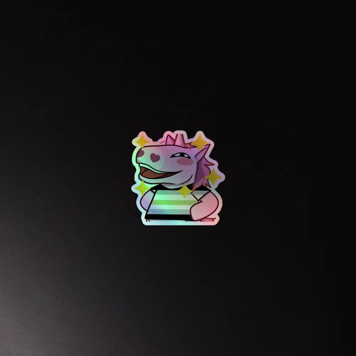 AGENDER Pride Holographic Sticker product image (4)