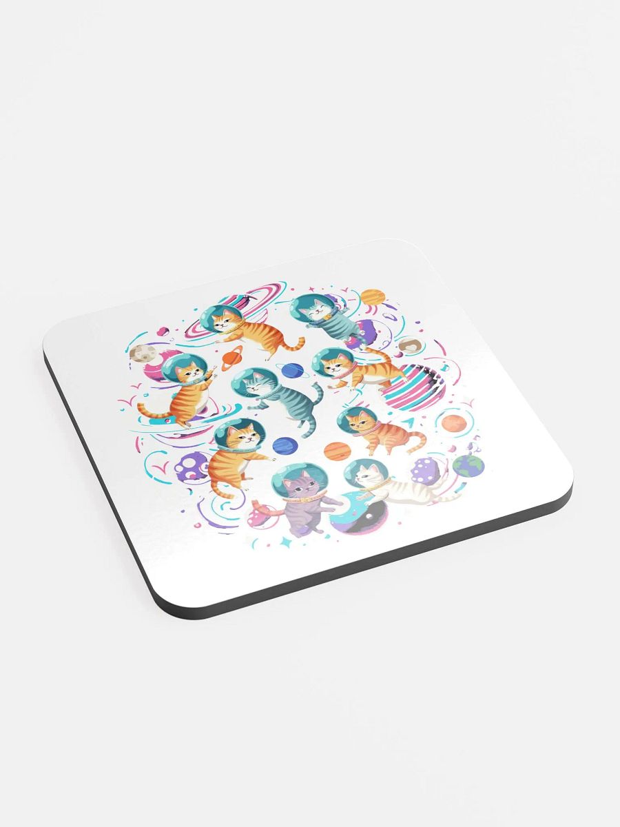 Cats In Space Astro Glossed Coasters Set product image (1)
