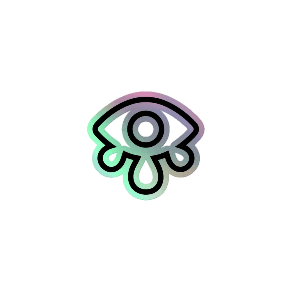 Bleeding Eye Logo Sticker product image (1)