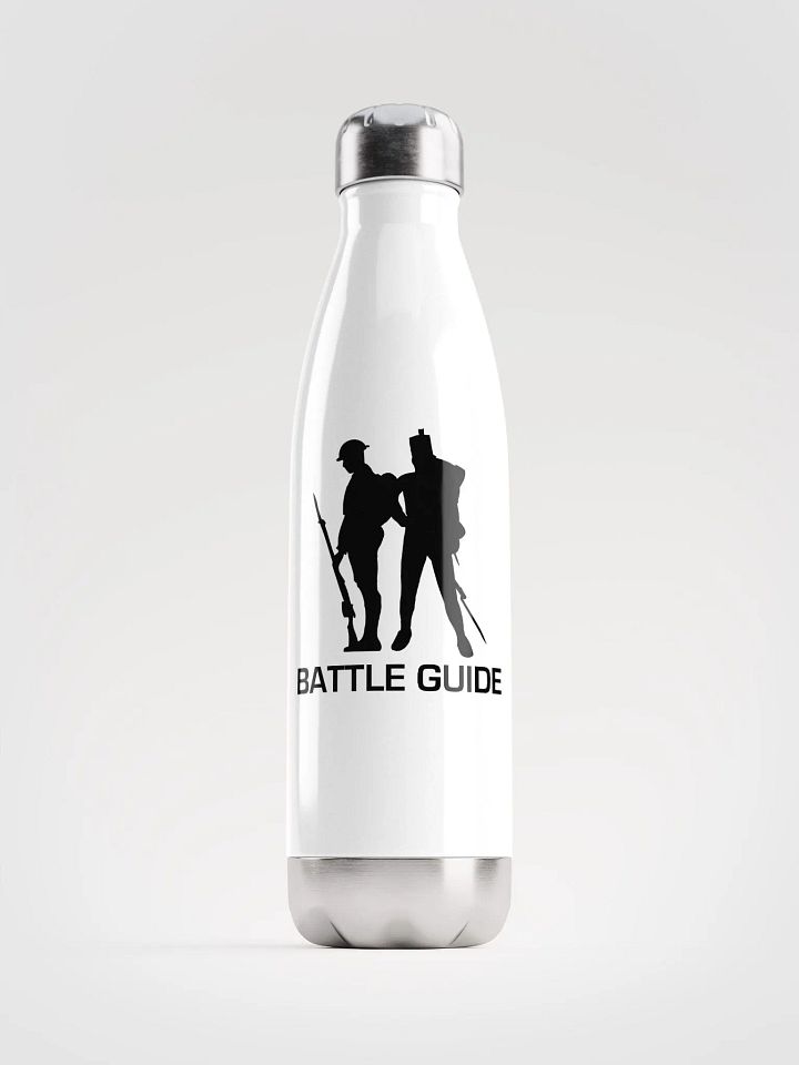 Battle Guide | Steel Water Bottle | White product image (1)