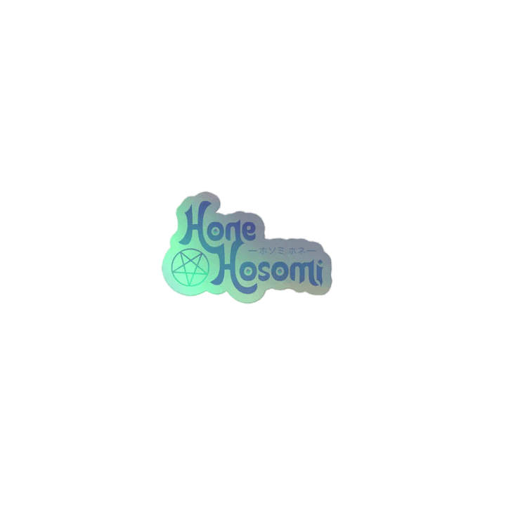 Hone Hosomi Holographic Logo Sticker product image (1)