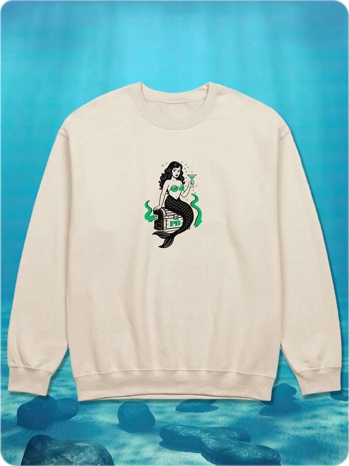 Green Mermaid Crewneck (3 Colors) product image (1)