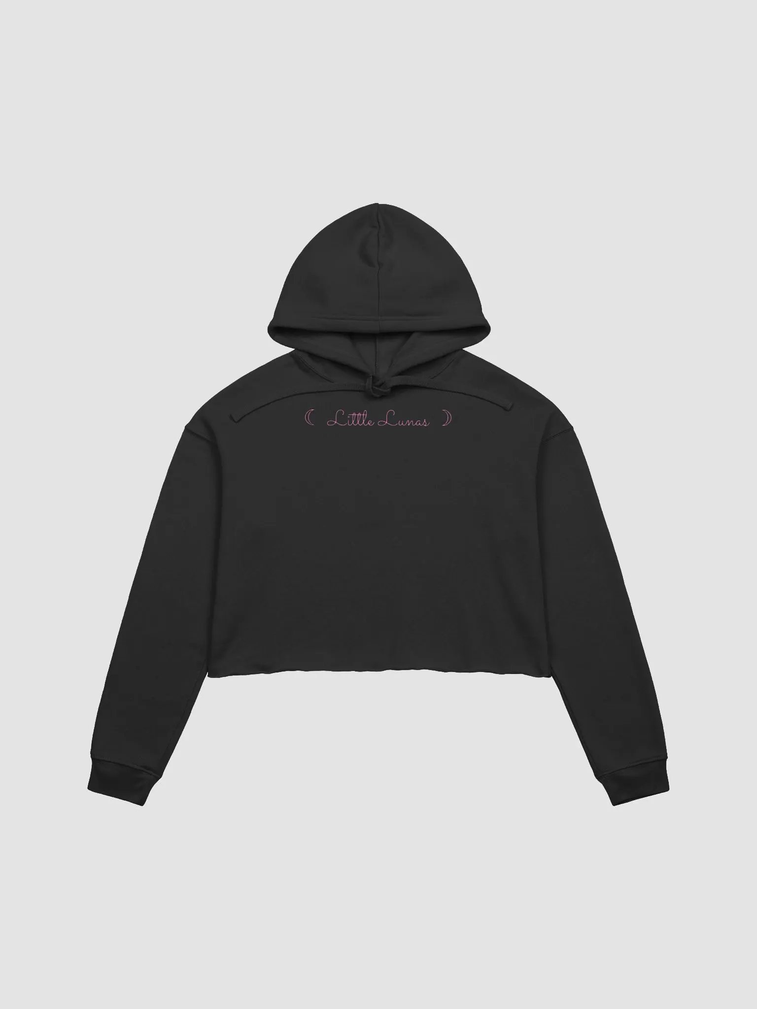 Little Lunas Cropped Hoodie - Pink product image (3)