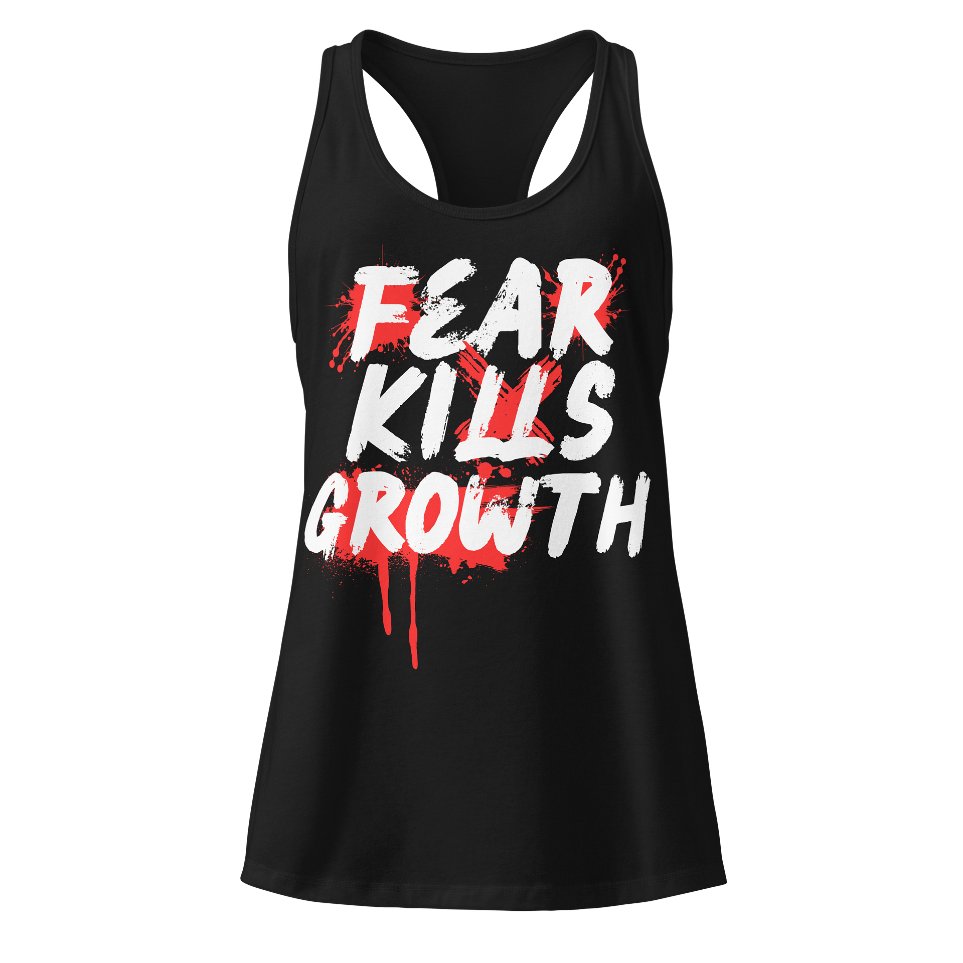 Fear Kills Growth Women Tank Top - Next Level Racerback fit product image (1)