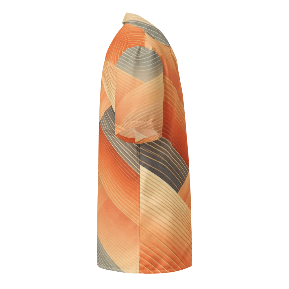 Men's Full-Print-7 Orange Hawaiian Shirt product image (4)