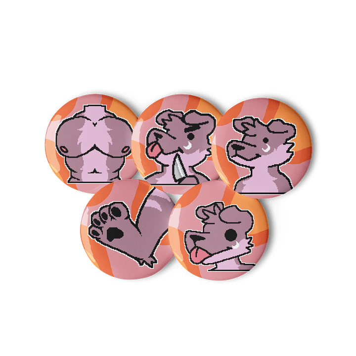 Nyx's Emote Button Pins product image (3)