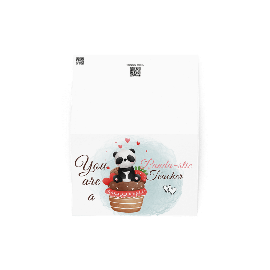 you are a panda-stic teacher greeting card product image (3)