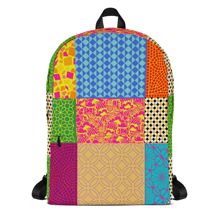 Geometric Fusion All-Over Print Backpack product image (1)