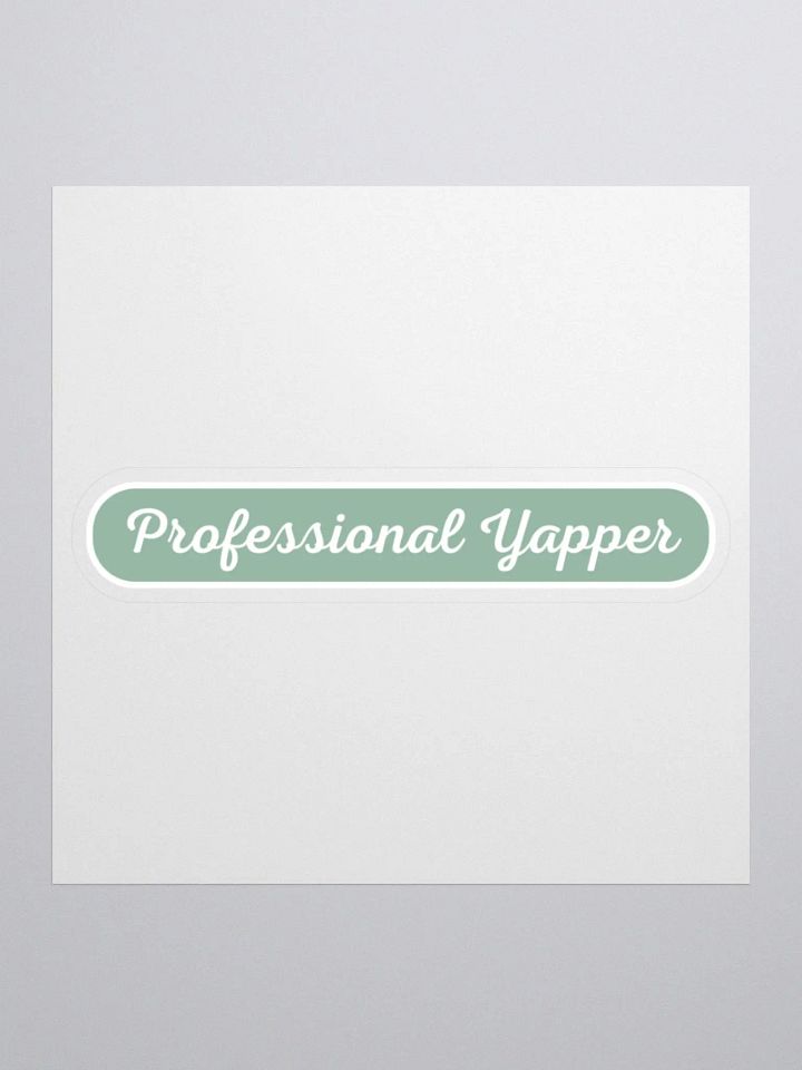 Professional Yapper Sticker - Sage product image (3)