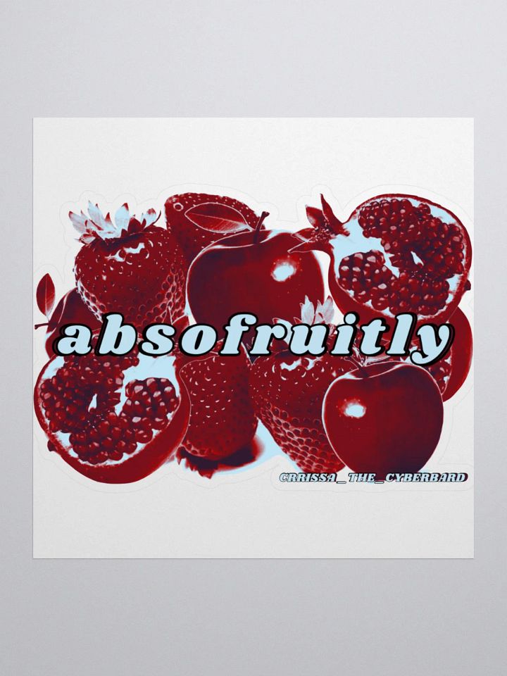 Crrissa - Absofruitly - Sticker product image (1)