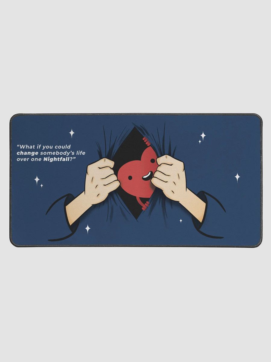 Open Heart Desk Mat (Navy) product image (1)