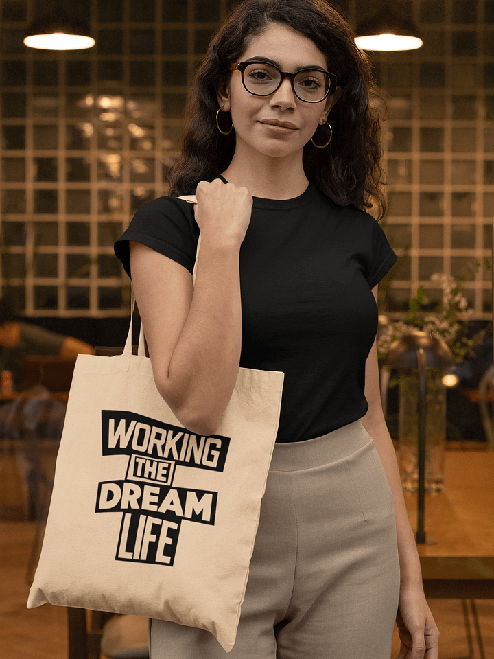 Cream Econscious Organic Cotton Tote Bag – Eco-Friendly Reusable Shopping & Everyday Carry Bag product image (2)