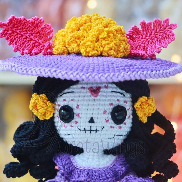 PATRÓN DE CROCHET Catrina Amigurumi PDF (Descarga Digital) product image (2)