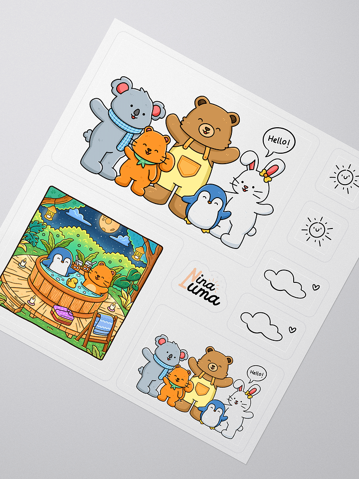 Snuggly Friends - Sticker Set product image (2)