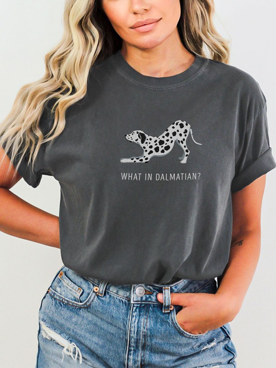 What in Dalmatian? T-Shirt(Embroidered) of a Dalmatian product image (2)