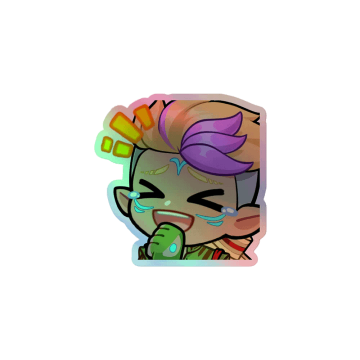 AfressKEK Emote Holographic Sticker product image (1)