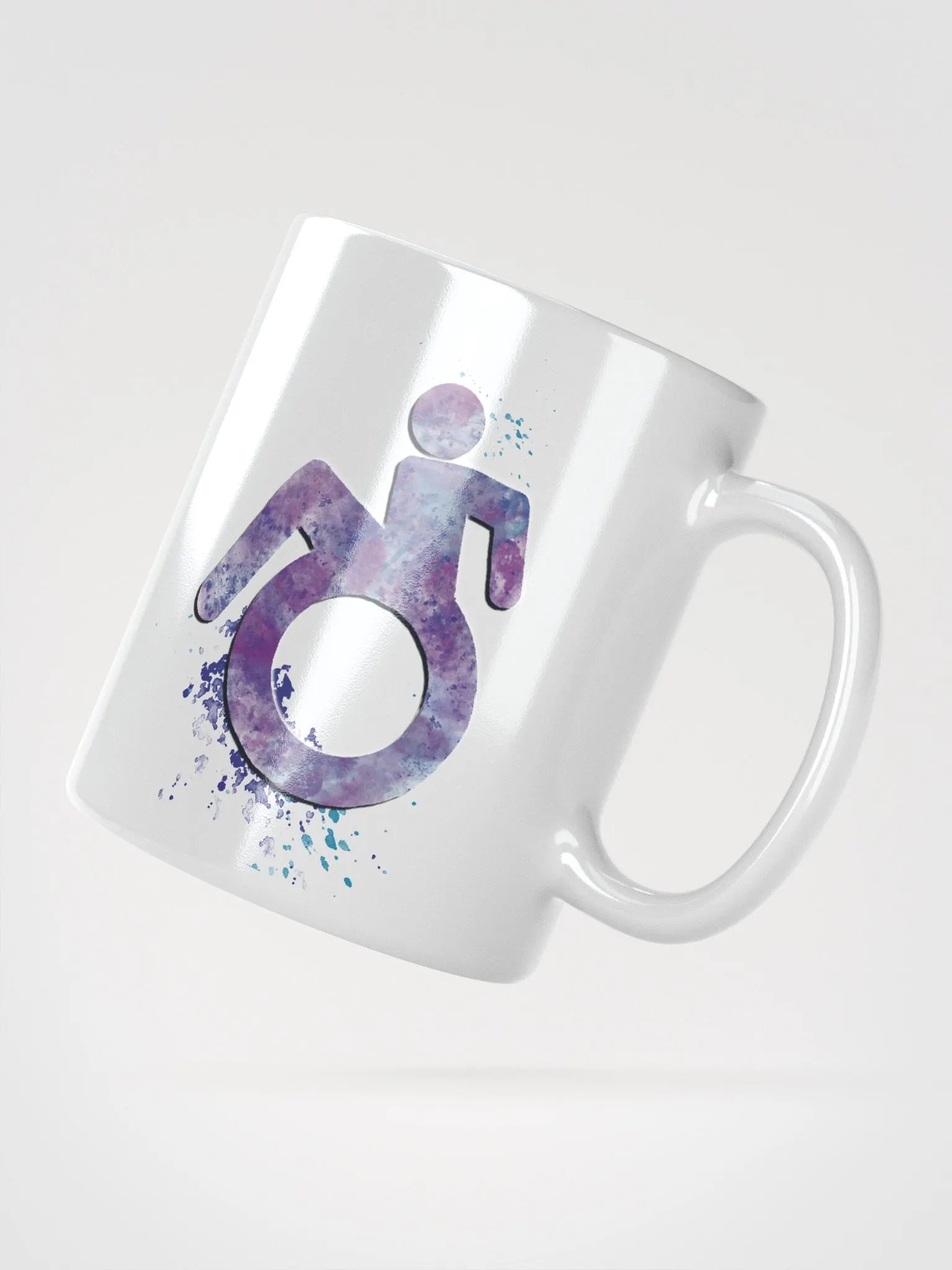 Wheelie, Purple Splash Mug product image (2)