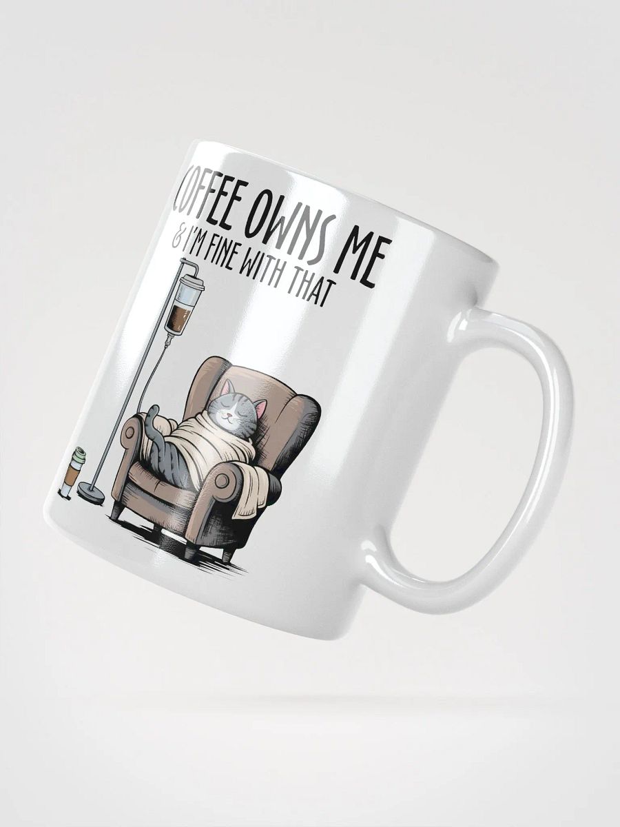 Cozy Cat Coffee Owns Me Mug product image (3)