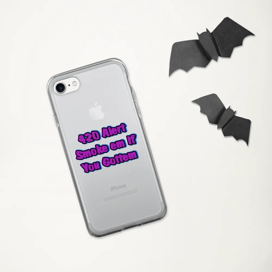 420 Alert Purple Smoke iPhone® Case product image (605)