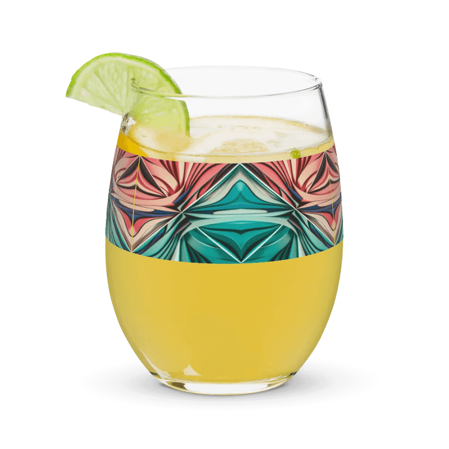 Graphic Grove Abstract Design Stemless Wine Glass - 15oz product image (12)