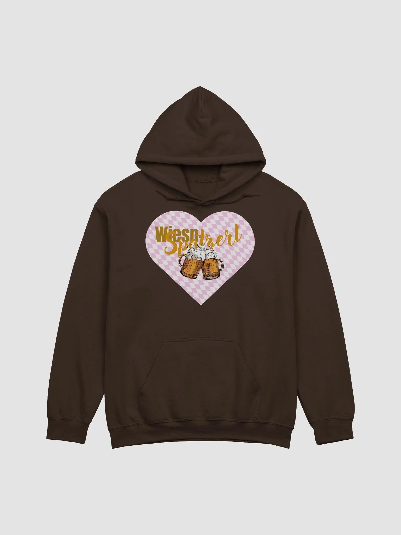Wiesn-Spatzerl Kapuzen-Pullover Oktoberfest - Rosa product image (1)