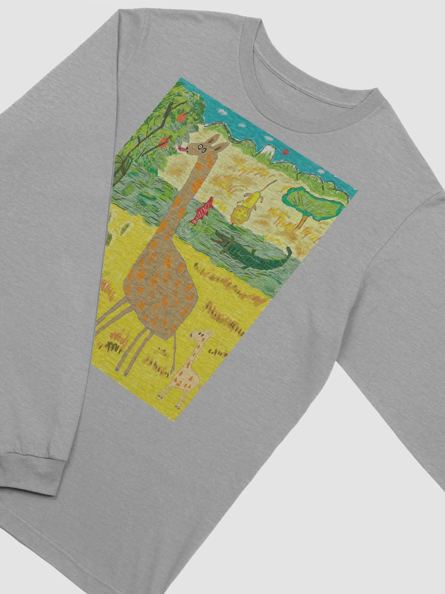 Bella+Canvas Supersoft Long Sleeve T-Shirt: africa animals product image (3)