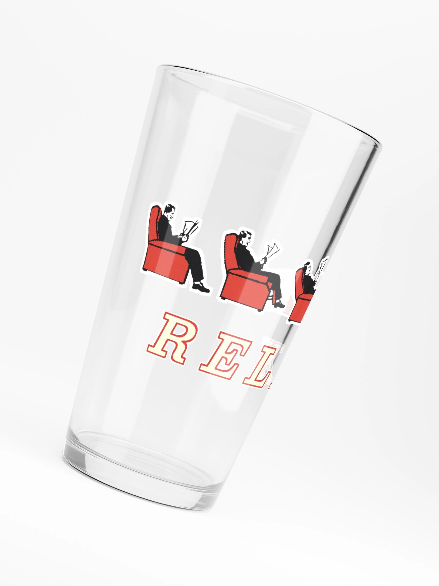 'Relax' Pint Glass product image (6)
