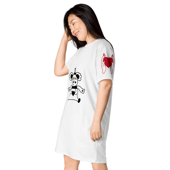 Blackout Elegance T-Shirt Dress product image (2)