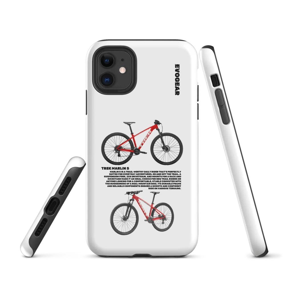 White Trek Marlin 5 iPhone Case product image (1)