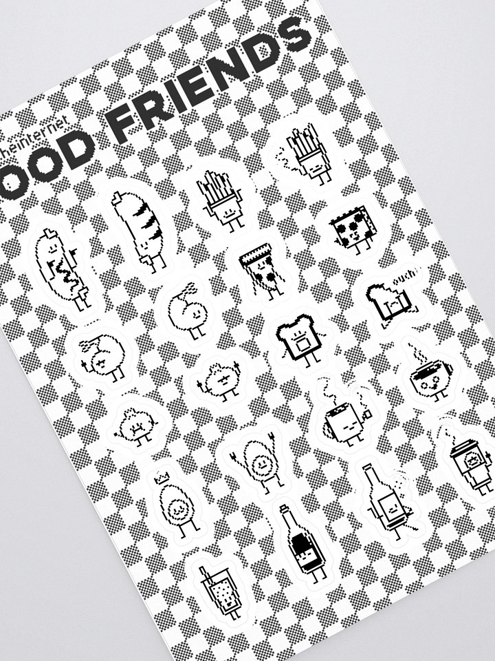 Food Friends Stickers 1bit product image (1)