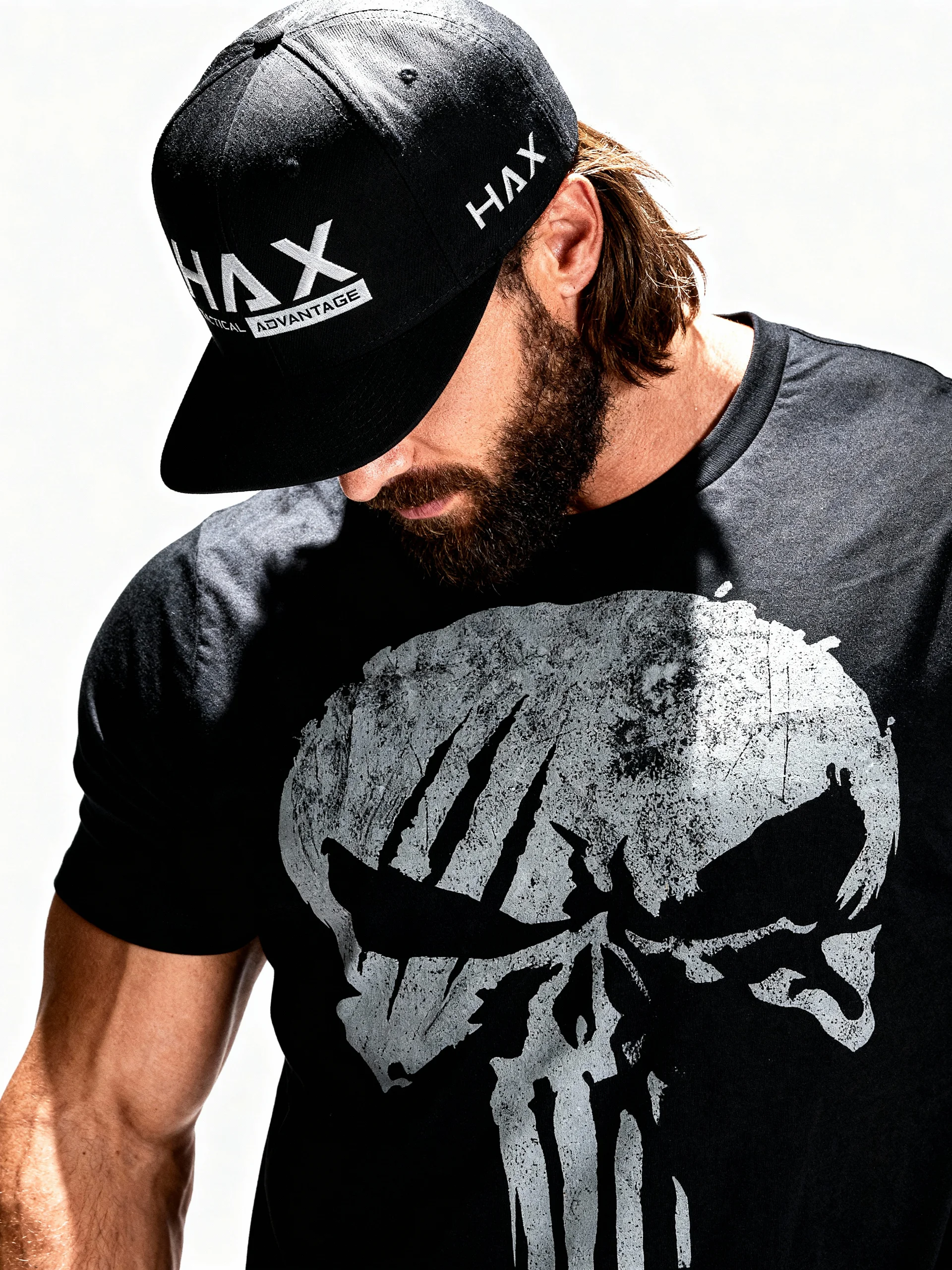Black and White Skull T-Shirt product image (3)