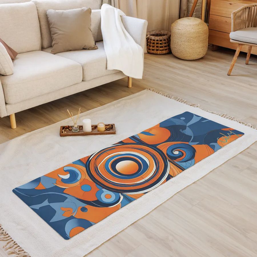 Serenity Swirl Yoga Mat product image (8)