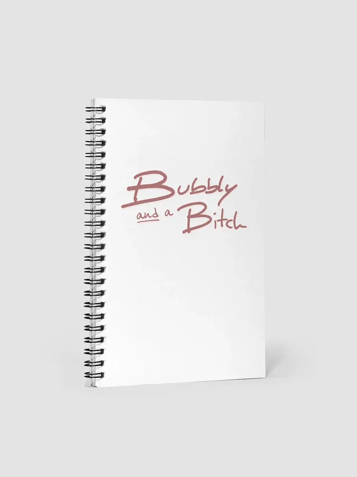 Bubbly and a B*tch (mauve shadow design) notebook product image (1)