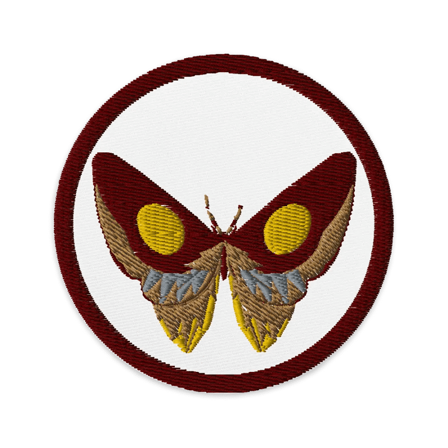 Bright Brown Butterfly Embroidered Patch product image (9)