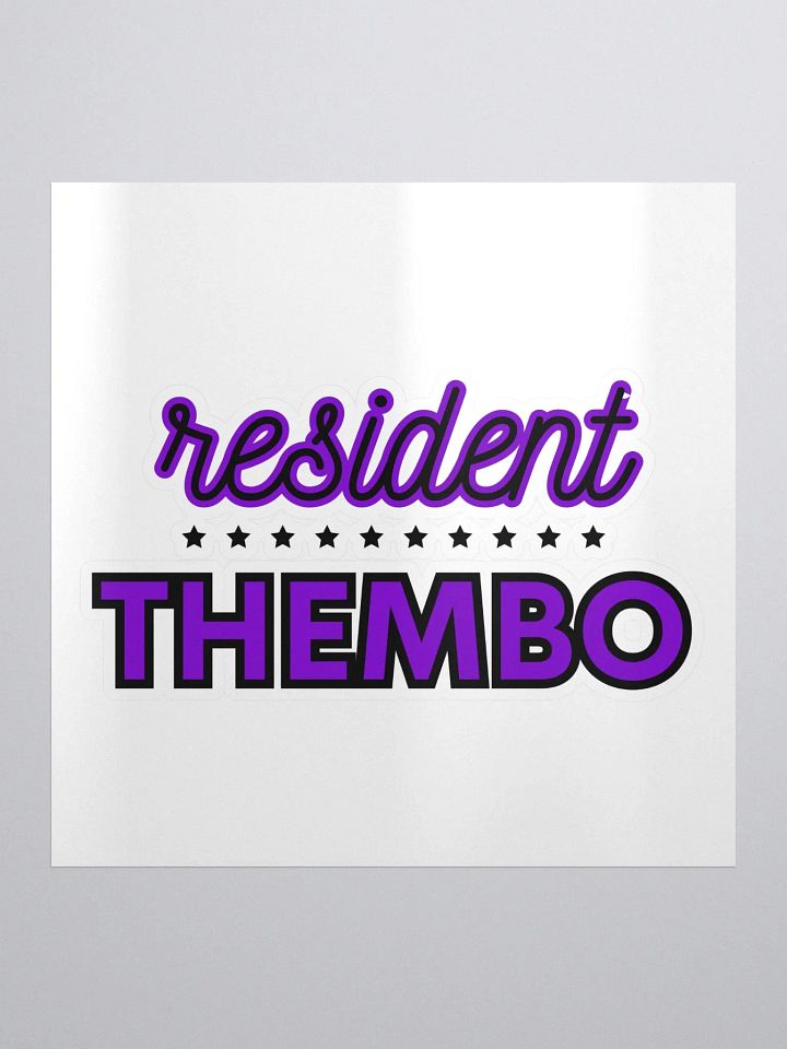 resident thembo sticker product image (1)