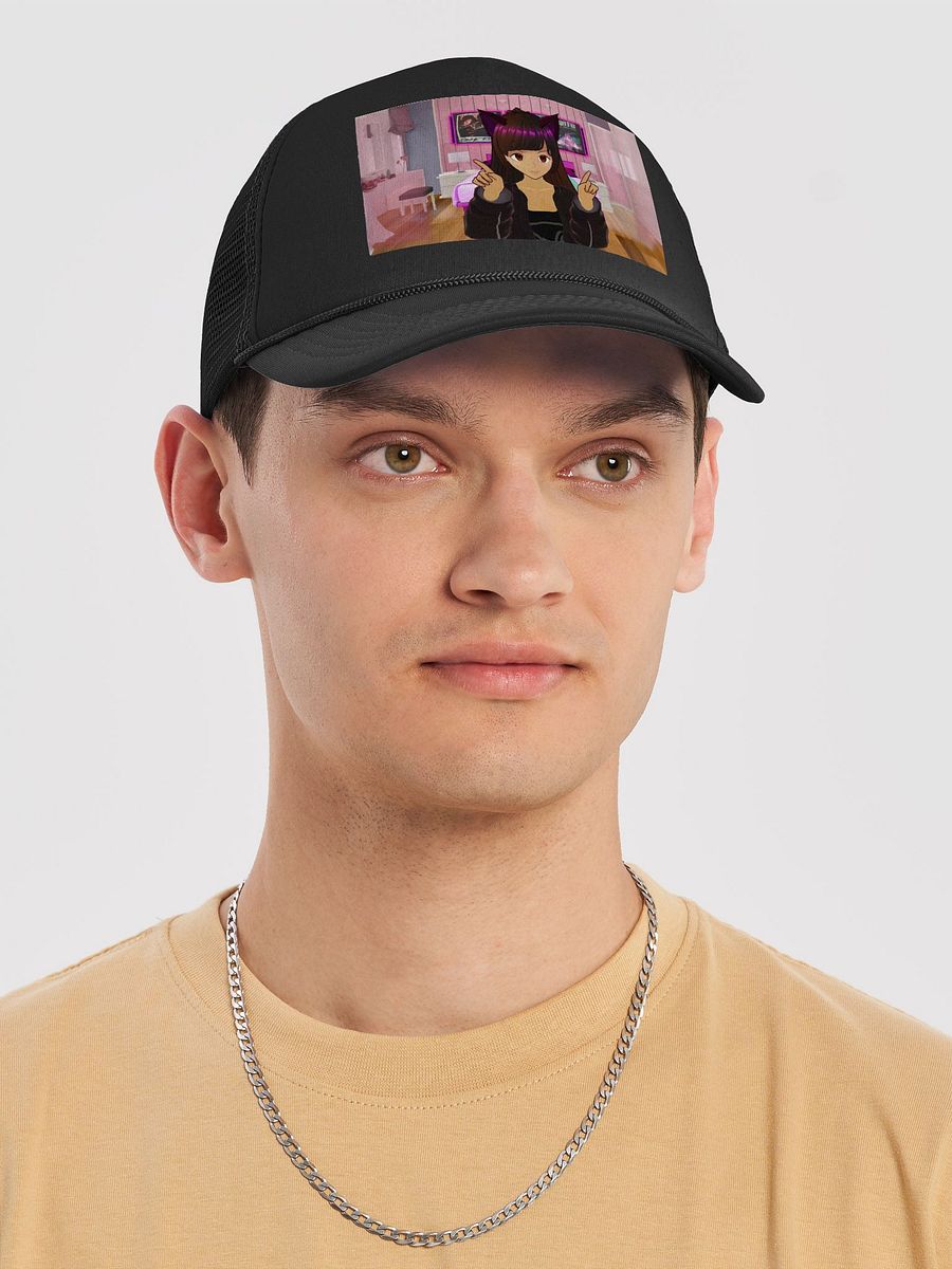 Playful Cat-Eared Trucker Hat product image (5)