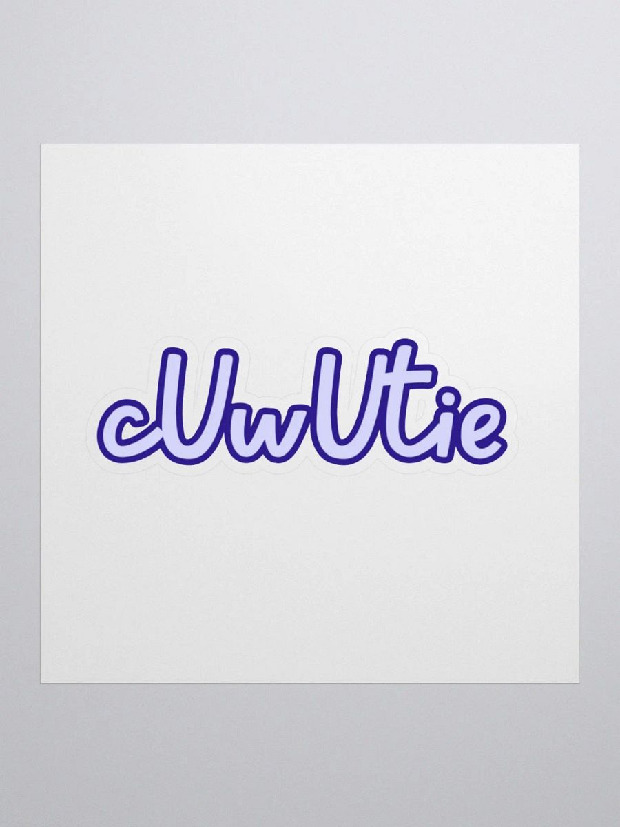 cUwUtie Sticker, Blue product image (2)
