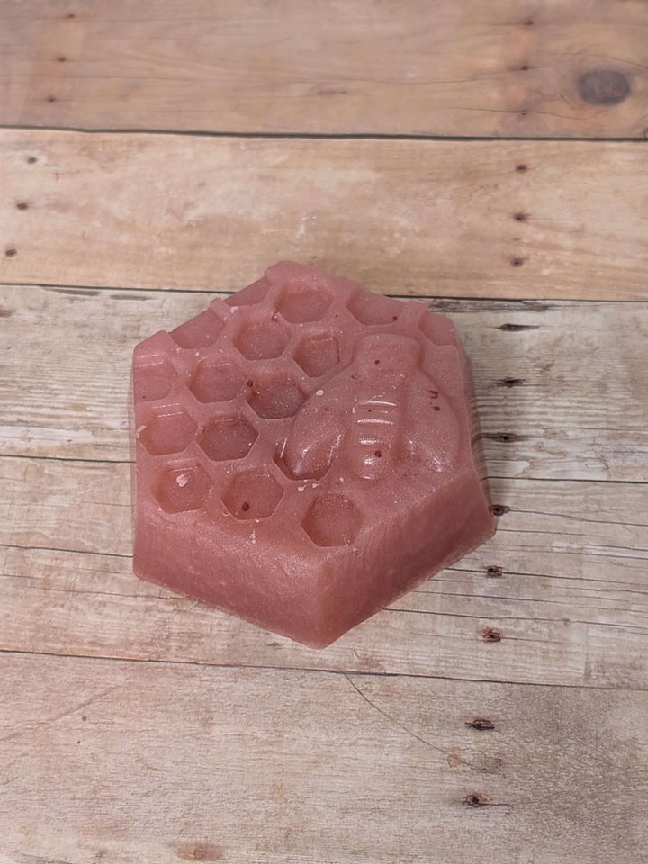 Pink Honeycomb Handmade Soap product image (1)