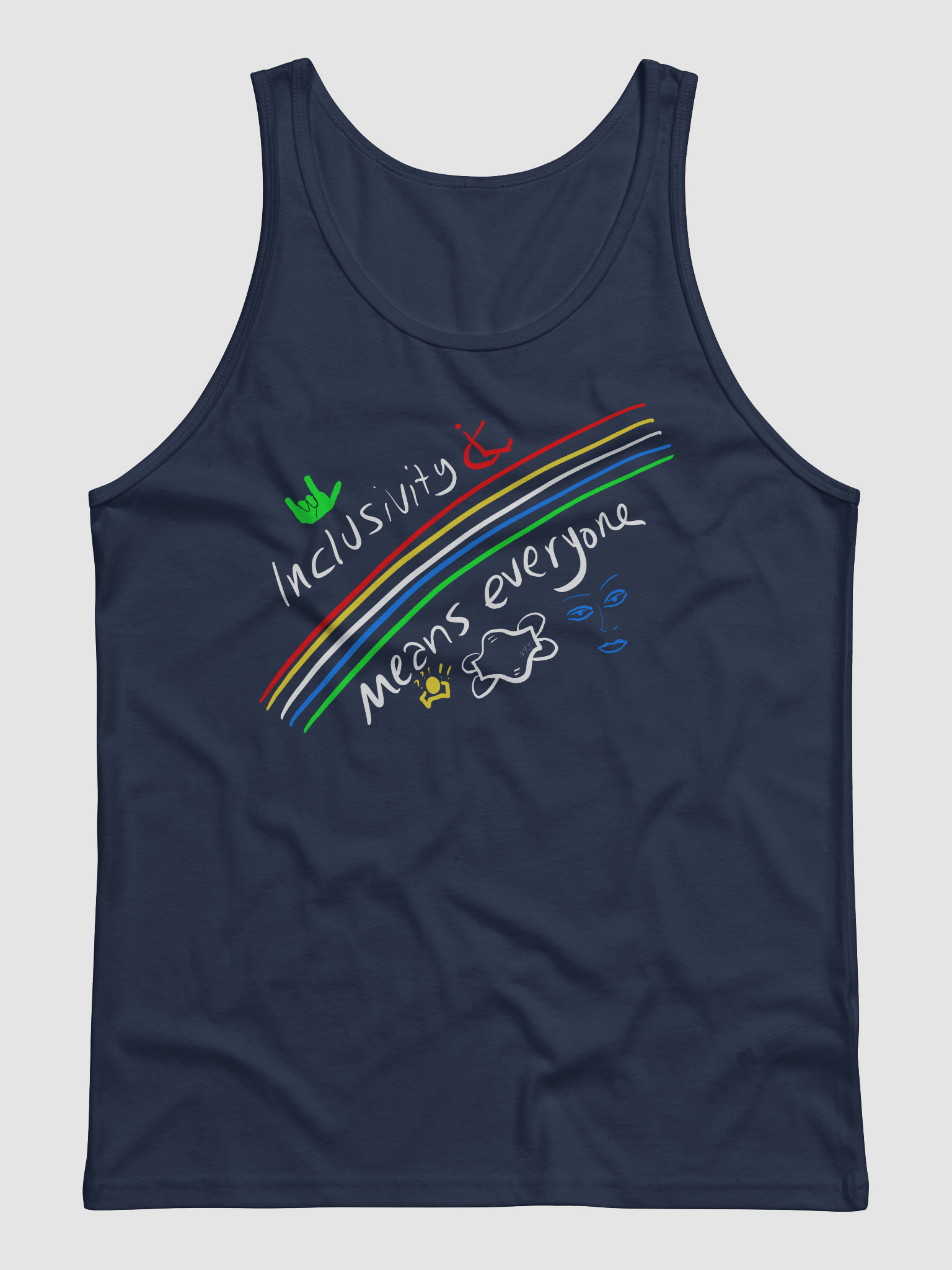 Inclusivity Means Everyone tank product image (1)