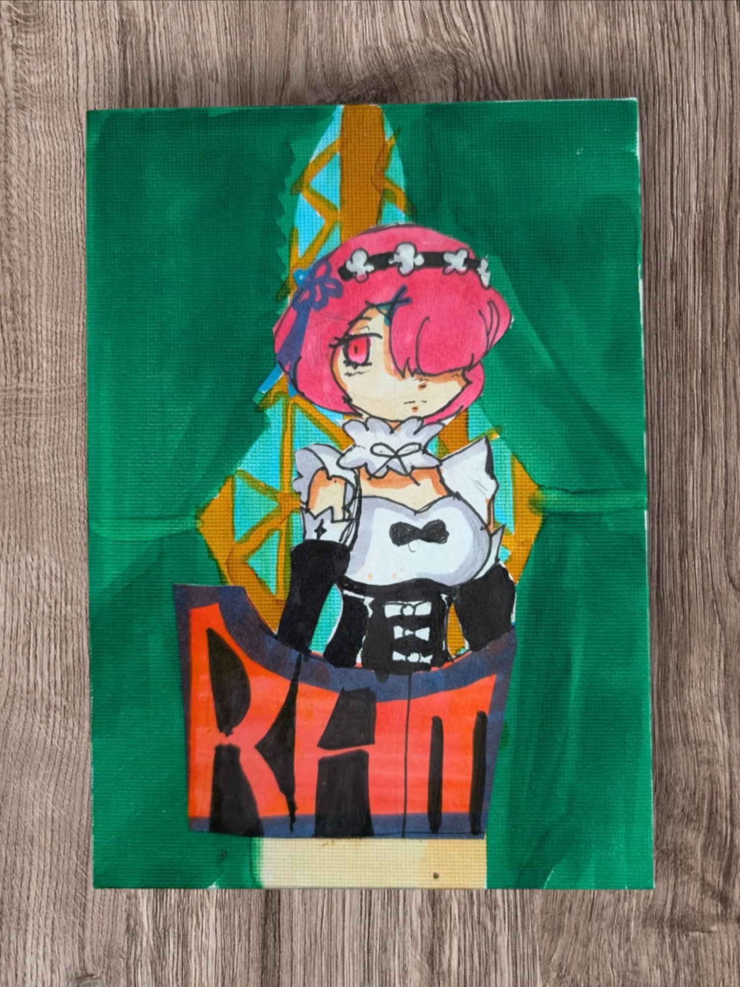 Ram Mansion Portrait 5*7 Flatback Canvas product image (1)