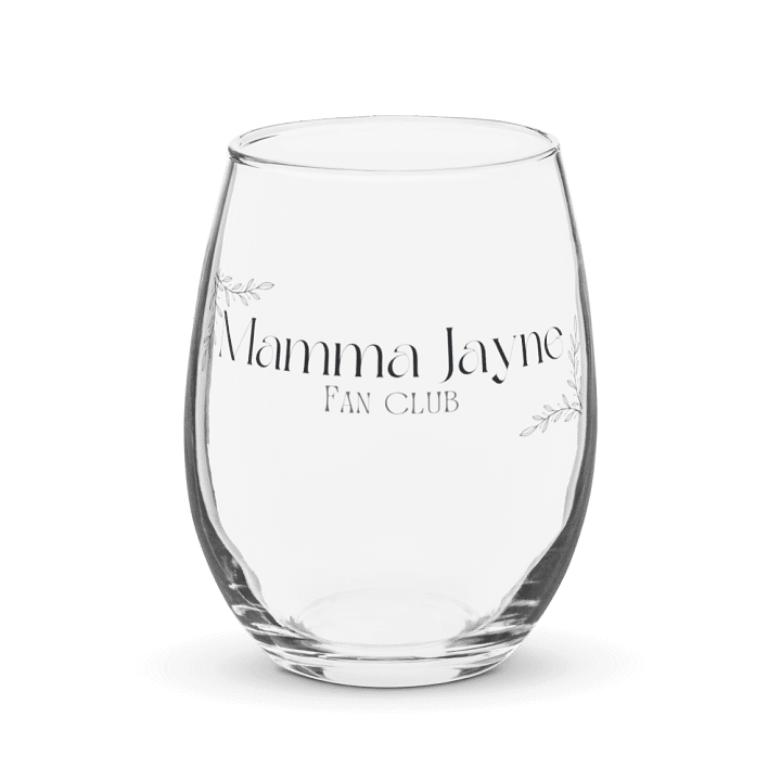 Mamma Jayne Stemless Wine Glass product image (1)
