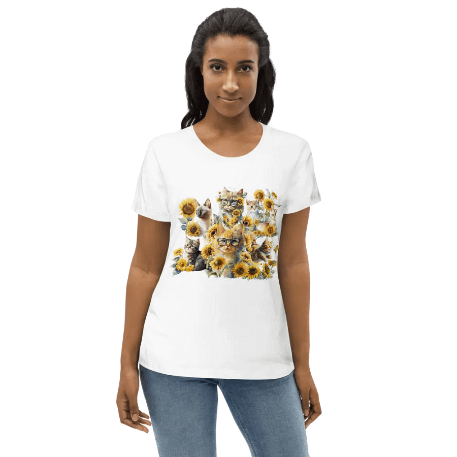 Cat & Sunflower Spectacle Tee product image (6)