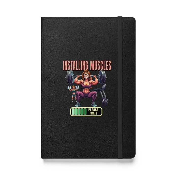 Installing Muscles Weightlifting Female Building Progress Notebook product image (1)