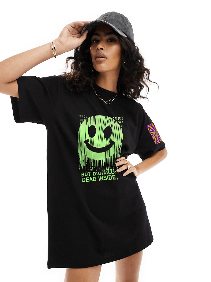 Digitally Dead Inside Tee | Matrix-Core ASCII Geek Shirt product image (19)