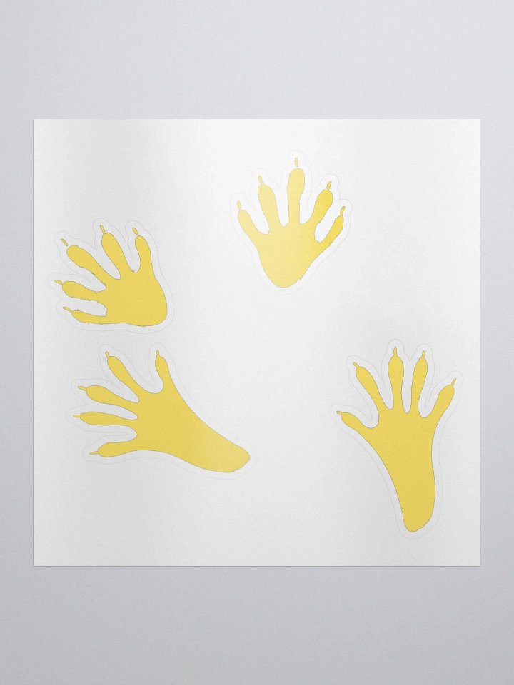 Rascal Prints Stickers - Yellow product image (1)