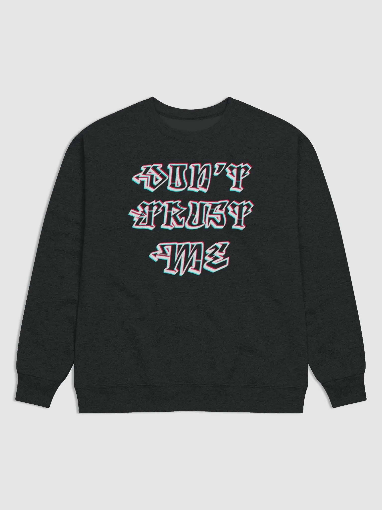Trippy 3D Don't Trust Me Sweater product image (1)